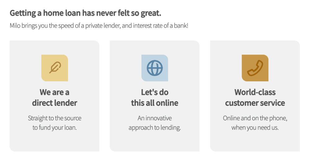 Why did Milo Start with U.S. Home Loans?