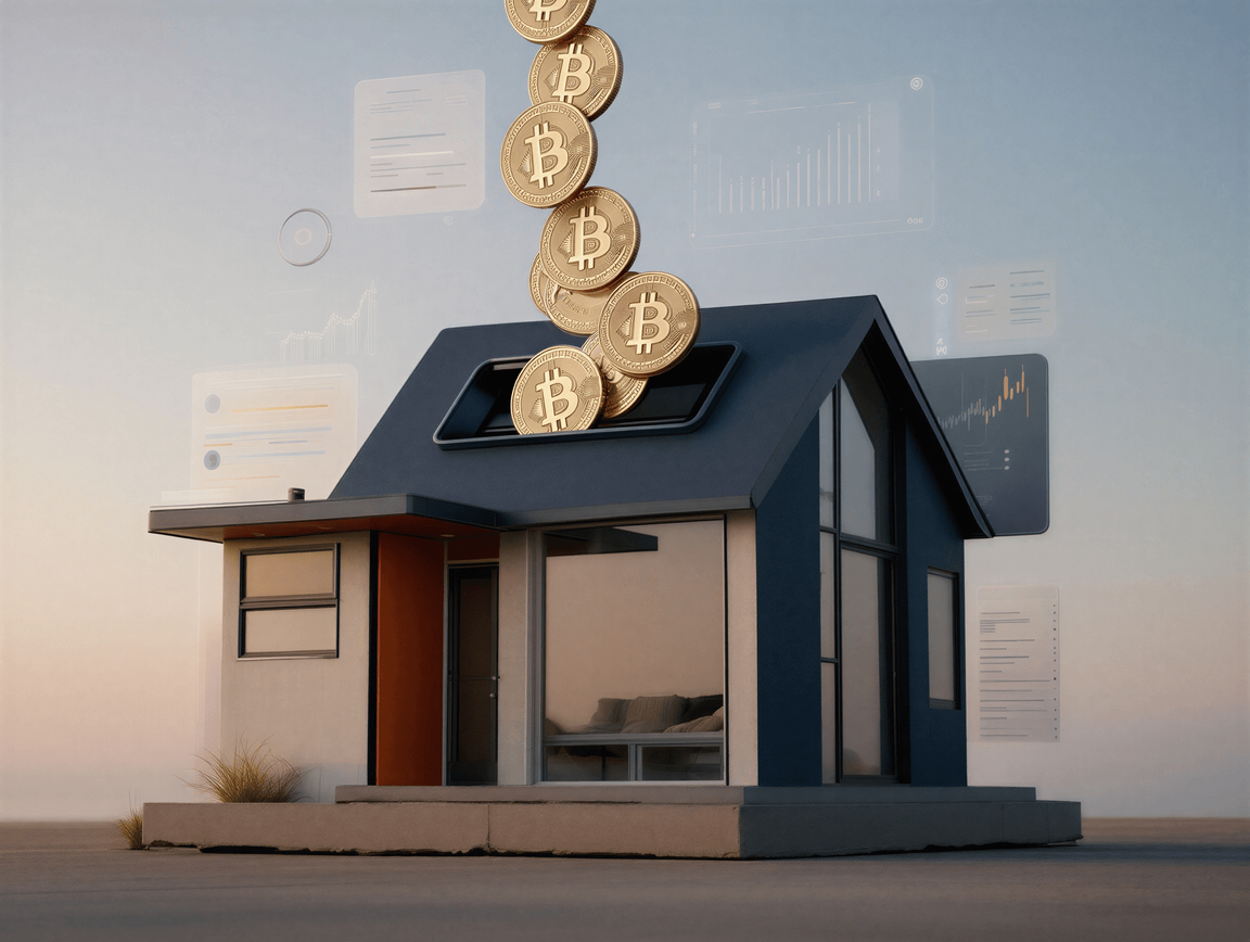 Crypto mortgage home
